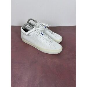 Rothy's Women's The‎ Lace Up Bright White Knit Low Top Sneakers Shoes Size 10 US
